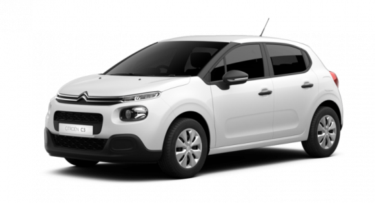 White Citroën C3 hatchback